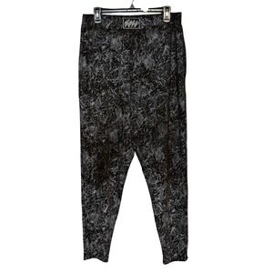 Vintage Pro Force Abstract Print Pants Black Gray 80s USA Made‎ Unisex Small